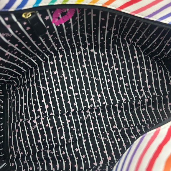 Betsey Johnson Polka Dot Weekender Travel Bag - Multicolor - Picture 15 of 16